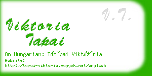 viktoria tapai business card